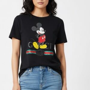 Gucci Disney Mickey Mouse Cotton T-Shirt 3XL Made in Italy